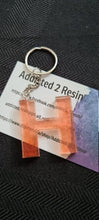 Load image into Gallery viewer, Pre Made Resin Letter H Keyrings
