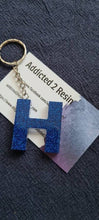 Load image into Gallery viewer, Pre Made Resin Letter H Keyrings
