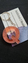 Load image into Gallery viewer, Pre Made Resin Letter Q Keyrings
