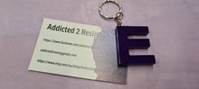 Load image into Gallery viewer, Pre Made Resin Letter E Keyrings
