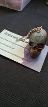 Load image into Gallery viewer, Pre Made Resin 3D Skull Keyrings
