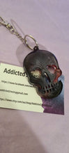 Load image into Gallery viewer, Pre Made Resin Candy Skull Keyrings
