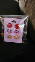 Load image into Gallery viewer, Pre Made 3pkt Resin Earrings
