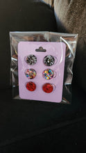 Load image into Gallery viewer, Pre Made 3pkt Resin Earrings
